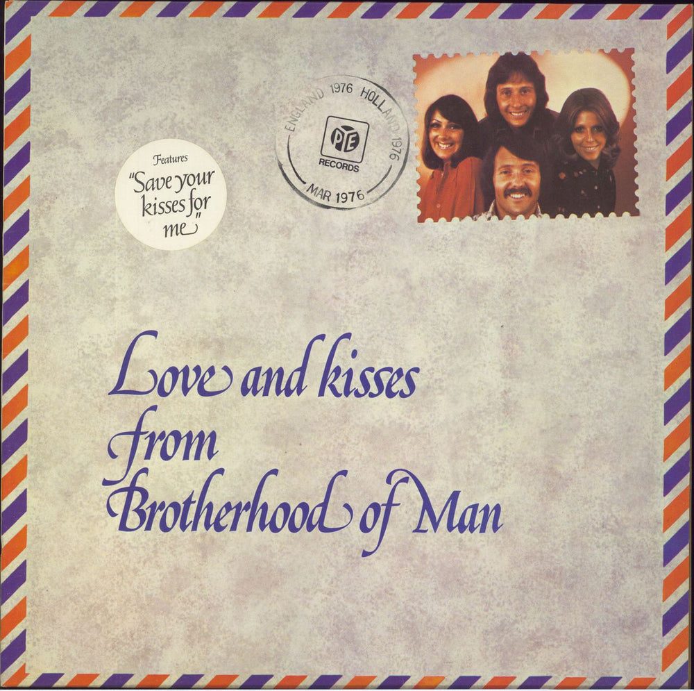 Brotherhood Of Man Love And Kisses From Brotherhood Of Man - Hype Stickered Sleeve UK vinyl LP album (LP record) NSPL18490