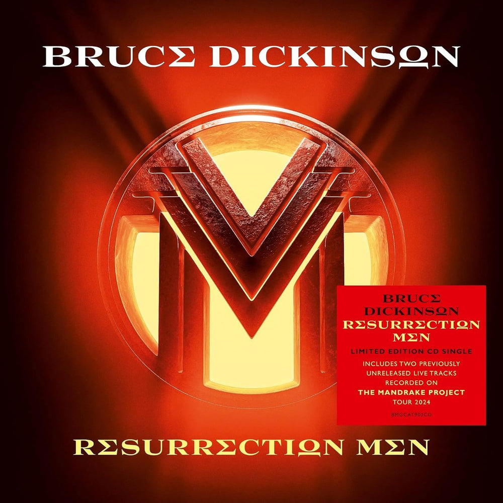 Bruce Dickinson Resurrection Men - Sealed UK CD single (CD5 / 5") BRDC5RE842336