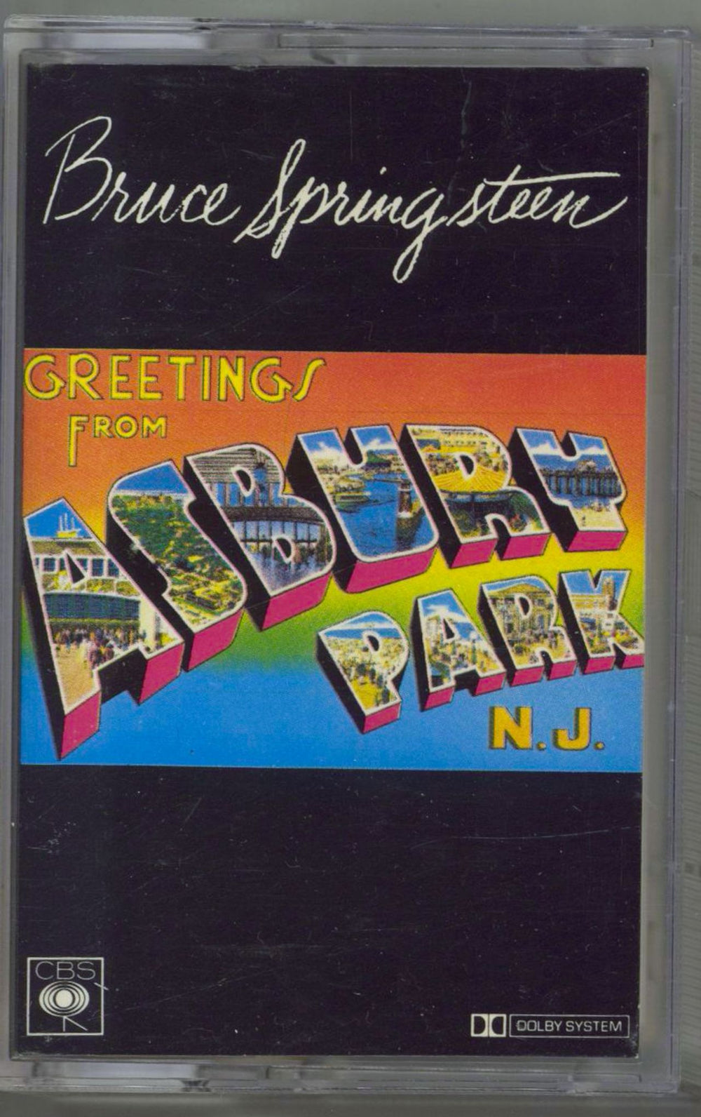 Bruce Springsteen Greetings From Asbury Park. N.J. Dutch cassette album 40-32210