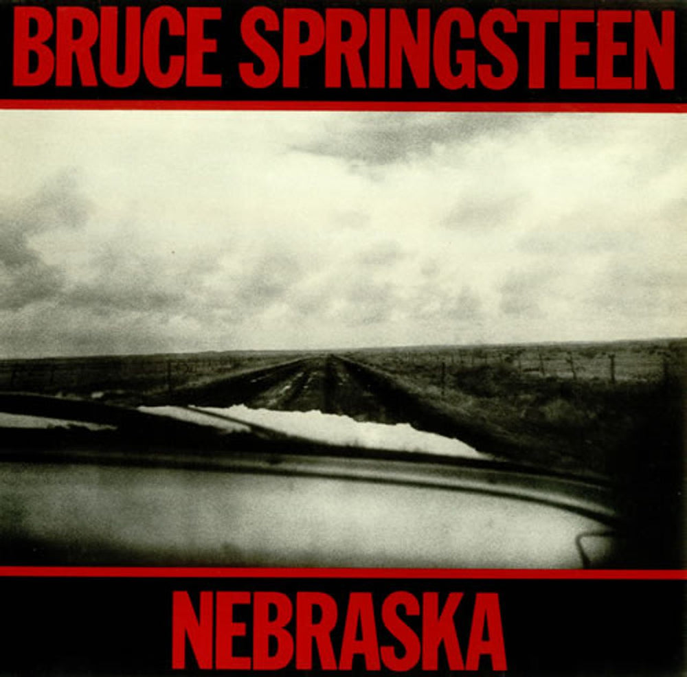 Bruce Springsteen Nebraska - 1st UK vinyl LP album (LP record) 25100