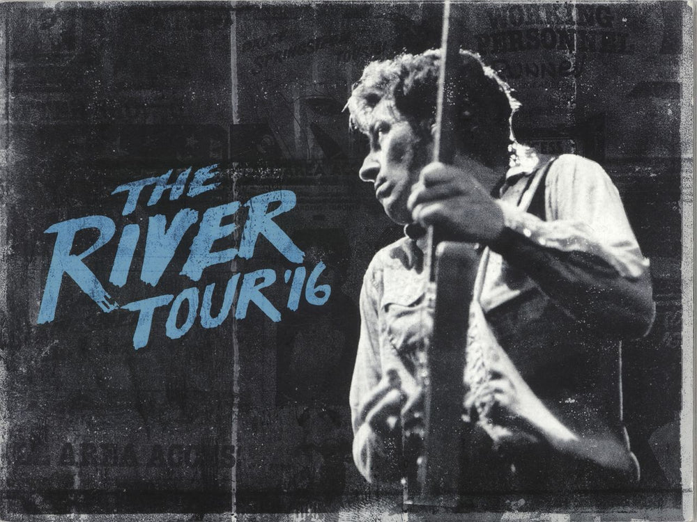 Bruce Springsteen The River Tour '16 + Ticket & Inserts Italian tour programme TOUR PROGRAMME