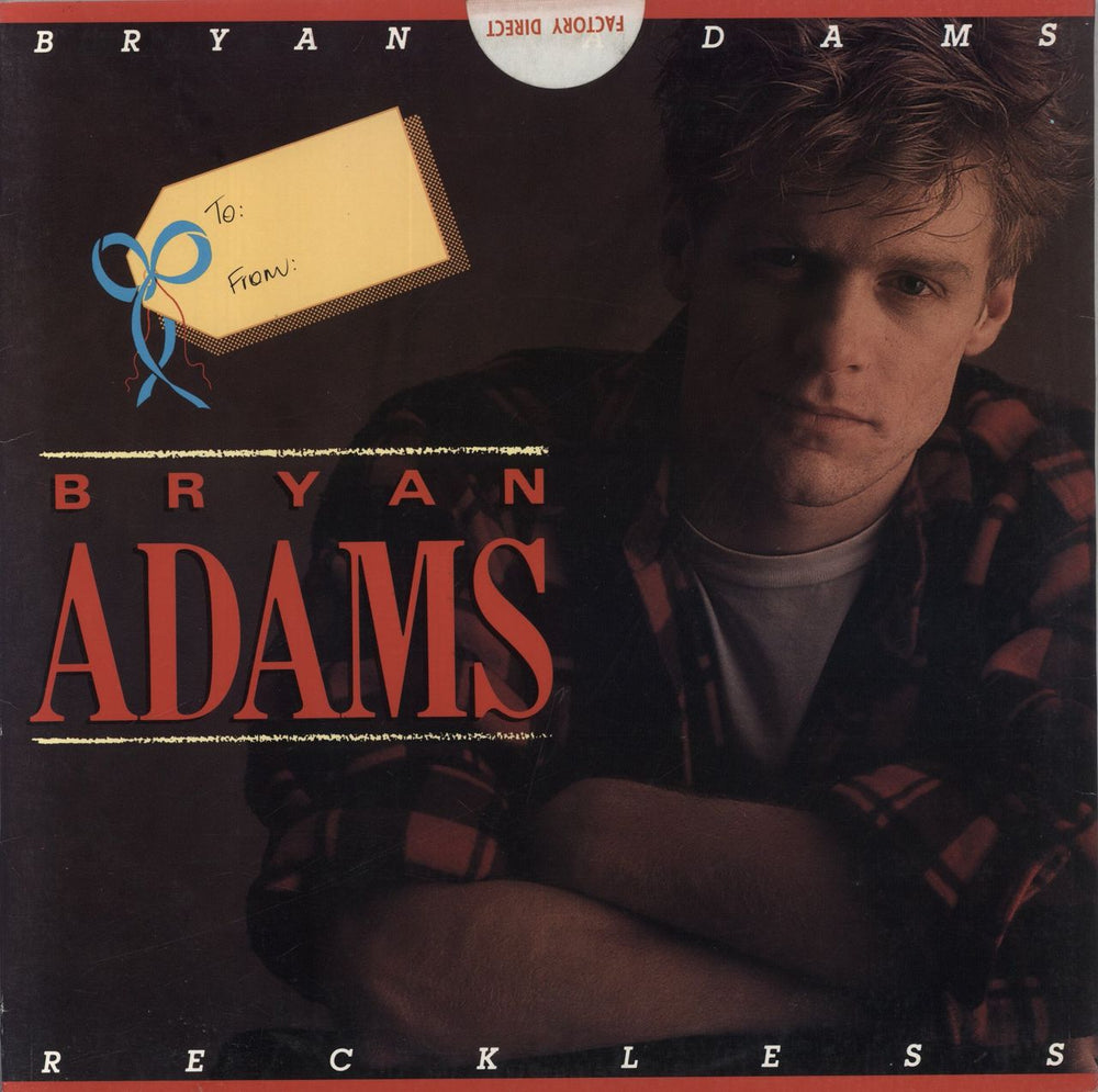 Bryan Adams Reckless - Gift Pack Australian vinyl LP album (LP record) RML53161