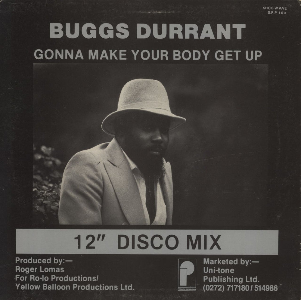 Buggs Durrant Gonna Make Your Body Get Up UK 12" vinyl single (12 inch record / Maxi-single)