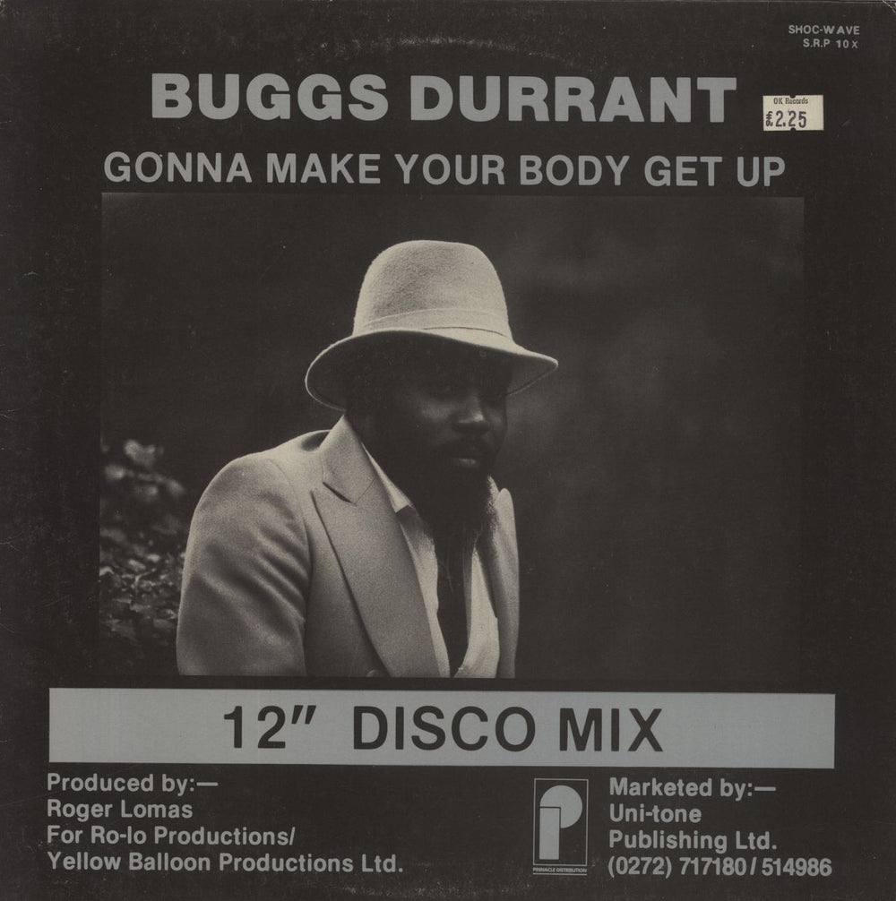 Buggs Durrant Gonna Make Your Body Get Up UK 12" vinyl single (12 inch record / Maxi-single) S.R.P10X