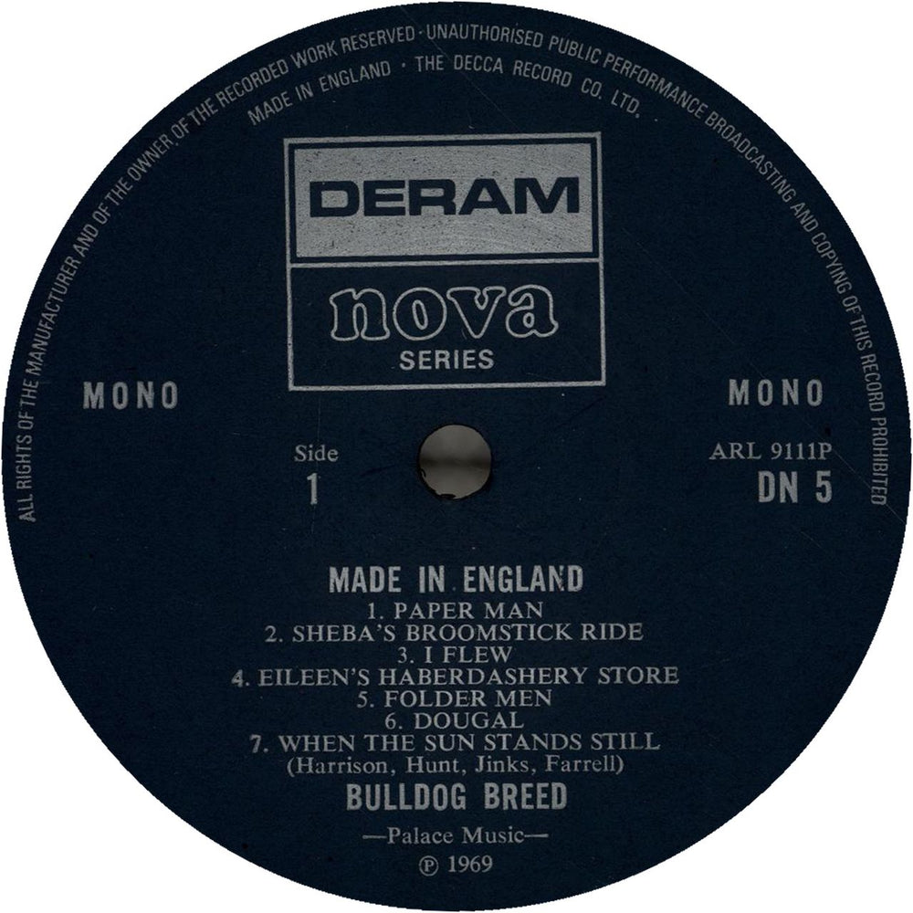 Bulldog Breed Made In England - 1st UK vinyl LP album (LP record) BU2LPMA694264