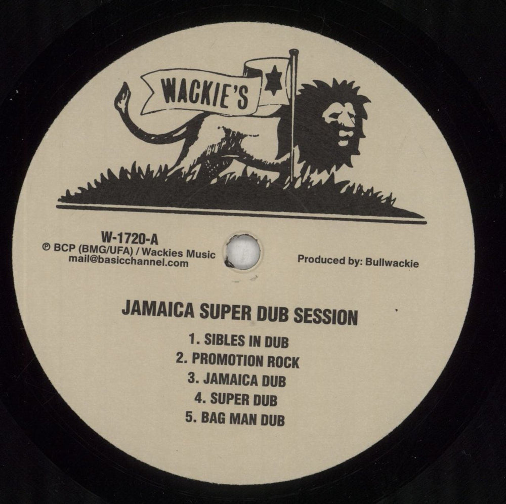 Bullwackie Jamaica Super Dub Session German vinyl LP album (LP record) 816LPJA856188