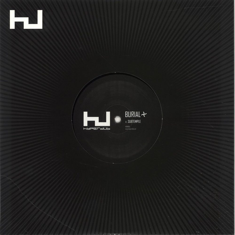 Burial Subtemple UK 10" vinyl single (10 inch record) HDB108