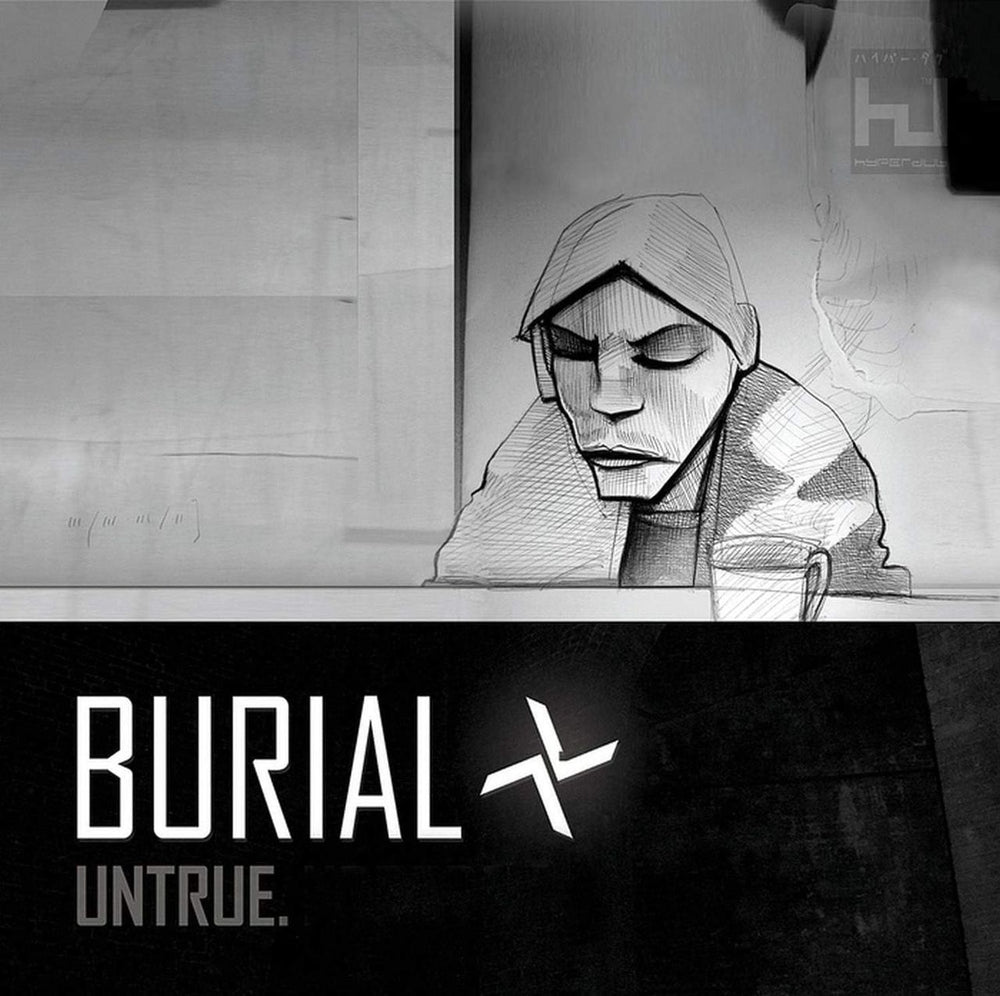 Burial Untrue - 2024 Repress - Black Vinyl - Sealed UK 2-LP vinyl record set (Double LP Album) HDBLP002