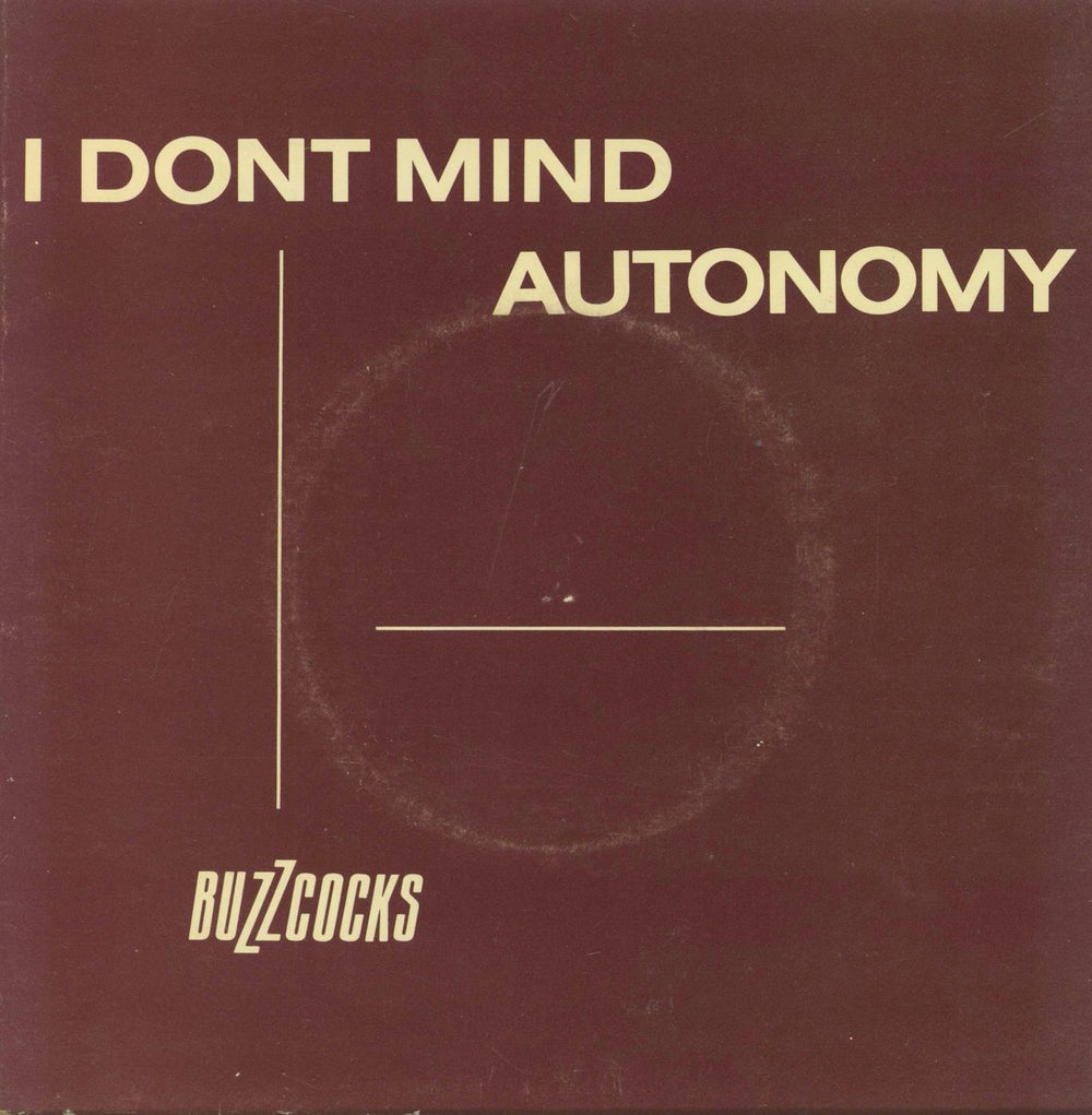 Buzzcocks I Don't Mind - EX UK 7" vinyl single (7 inch record / 45) UP36386