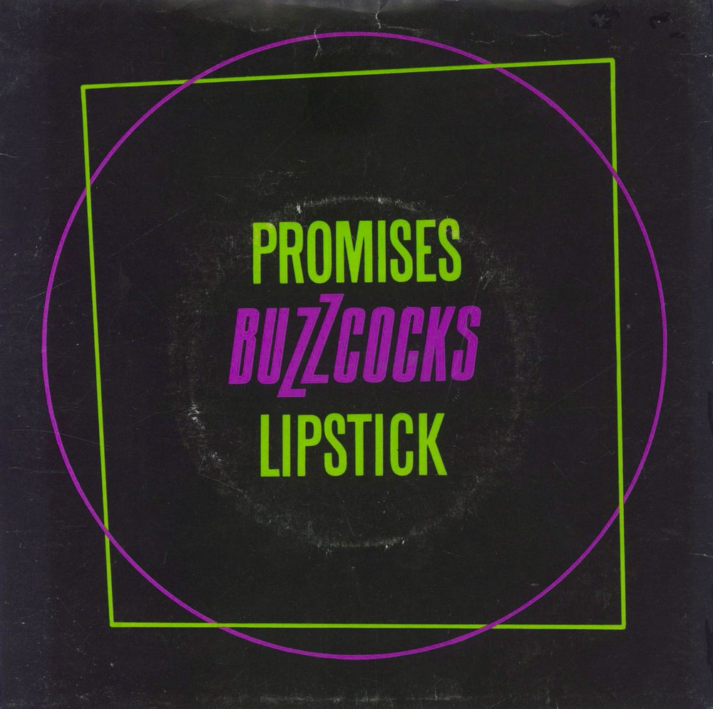 Buzzcocks Promises + Sleeve - VG Sleeve UK 7" vinyl single (7 inch record / 45) UP36471