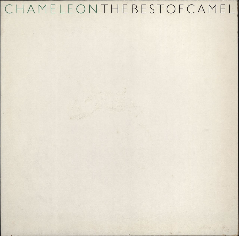 Camel Chameleon - The Best Of Camel German vinyl LP album (LP record) 6.24936