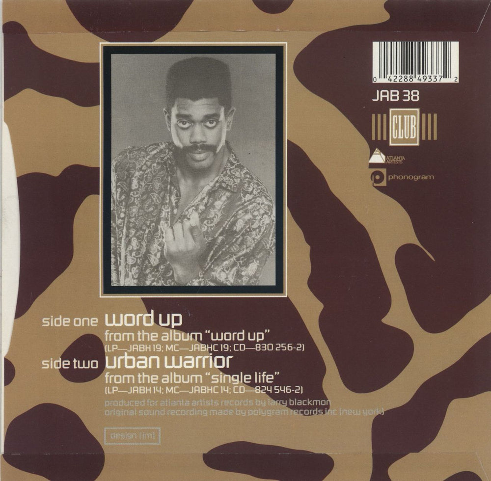 Cameo Word Up UK 7" vinyl single (7 inch record / 45) 042288493372