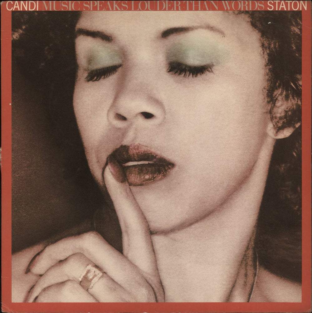 Candi Staton Music Speaks Louder Than Words US vinyl LP album (LP record) BS3040