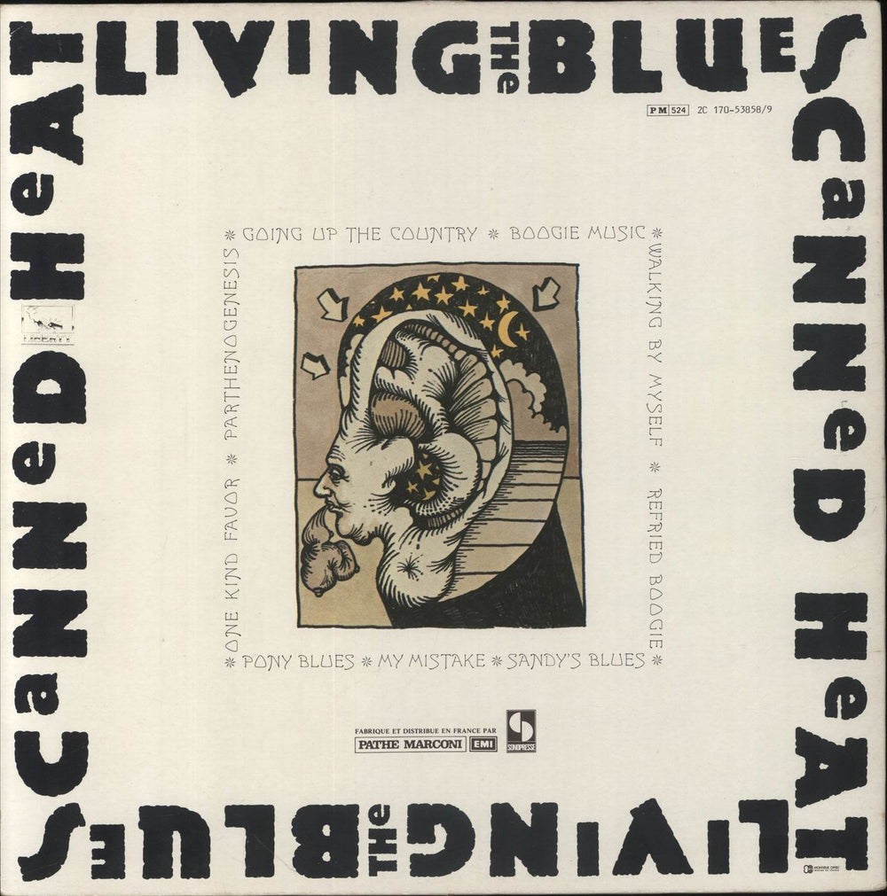 Canned Heat Living The Blues French 2-LP vinyl record set (Double LP Album)