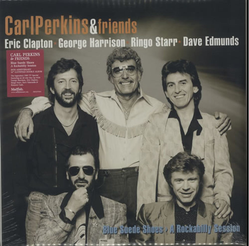 Carl Perkins (R&R) Blue Suede Shoes: A Rockabilly Session - Sealed UK 2-LP vinyl record set (Double LP Album) SMALP1032