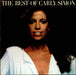 Carly Simon The Best Of Carly Simon UK vinyl LP album (LP record) K52025