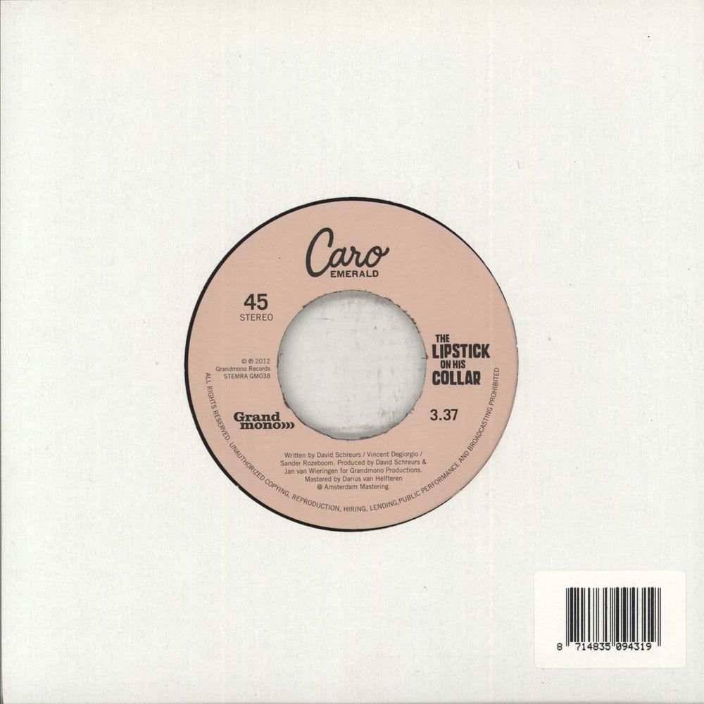 Caro Emerald The Other Woman - RSD '12 Dutch 7" vinyl single (7 inch record / 45) GM038