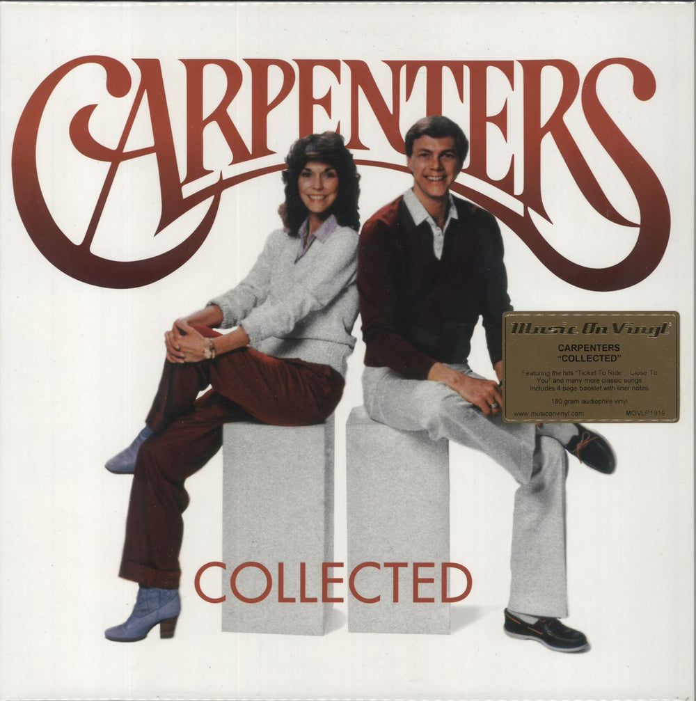 Carpenters Collected - 180 Gram Black Vinyl UK 2-LP vinyl record set (Double LP Album) MOVLP1919