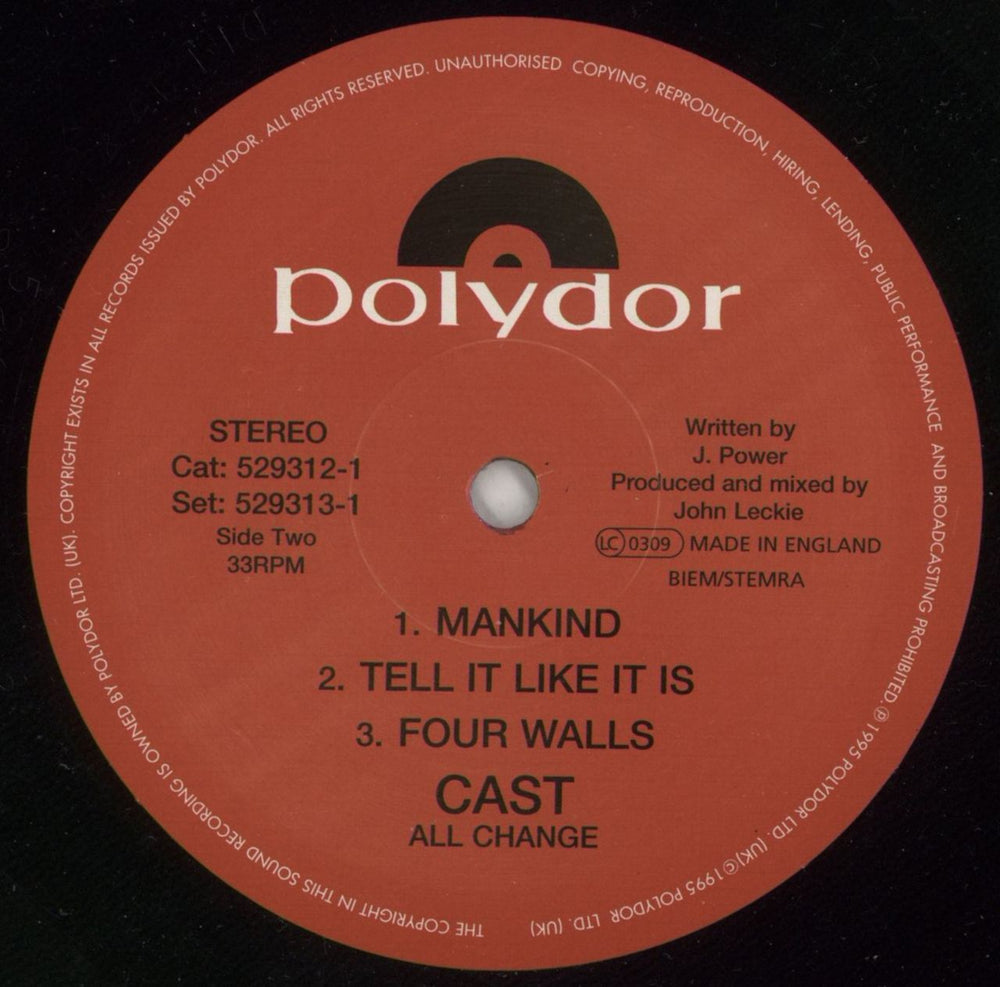 Cast All Change - Numbered Sleeve - EX UK 2-LP vinyl record set (Double LP Album) C-A2LAL712787