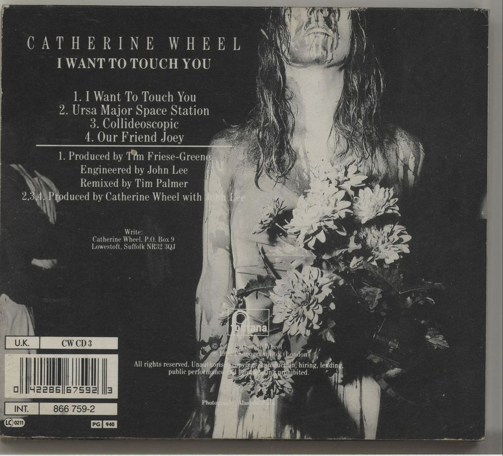 Catherine Wheel I Want To Touch You UK CD single (CD5 / 5") CTHC5IW110019