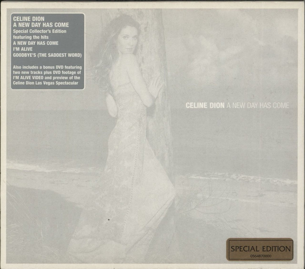 Celine Dion A New Day Has Come UK 2-disc CD/DVD set 5062265