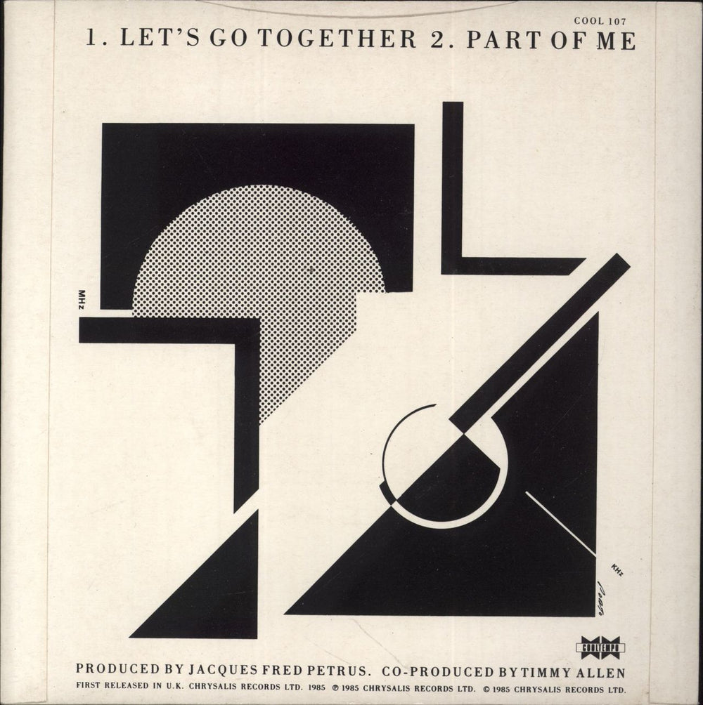 Change Let's Go Together UK 12" vinyl single (12 inch record / Maxi-single)