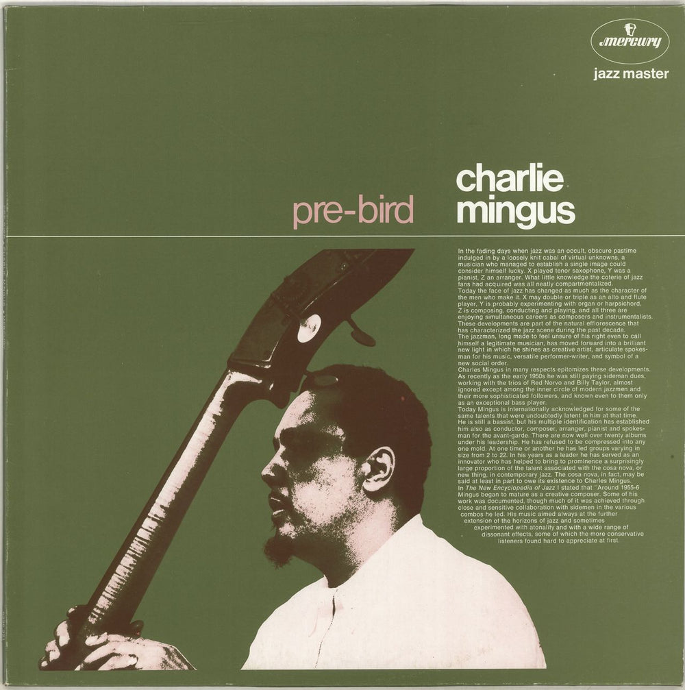 Charles Mingus Pre-Bird Dutch vinyl LP album (LP record) 6336321