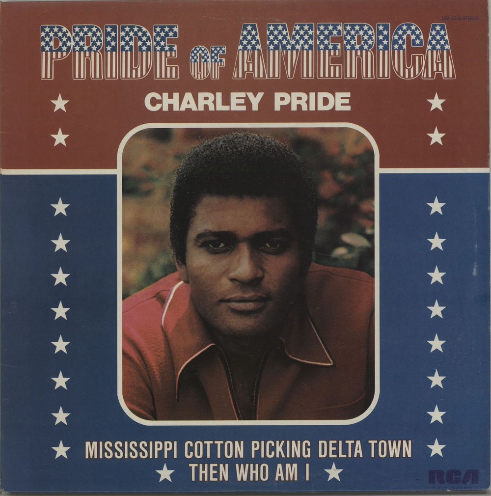 Charley Pride Pride Of America UK vinyl LP album (LP record) LSA3202