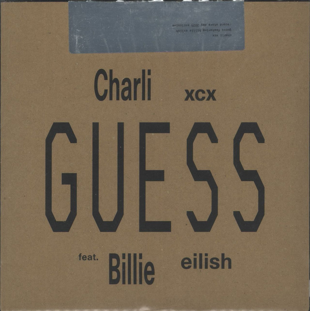 Charli XCX Guess - RSD25 UK 7" vinyl single (7 inch record / 45) 075678601071