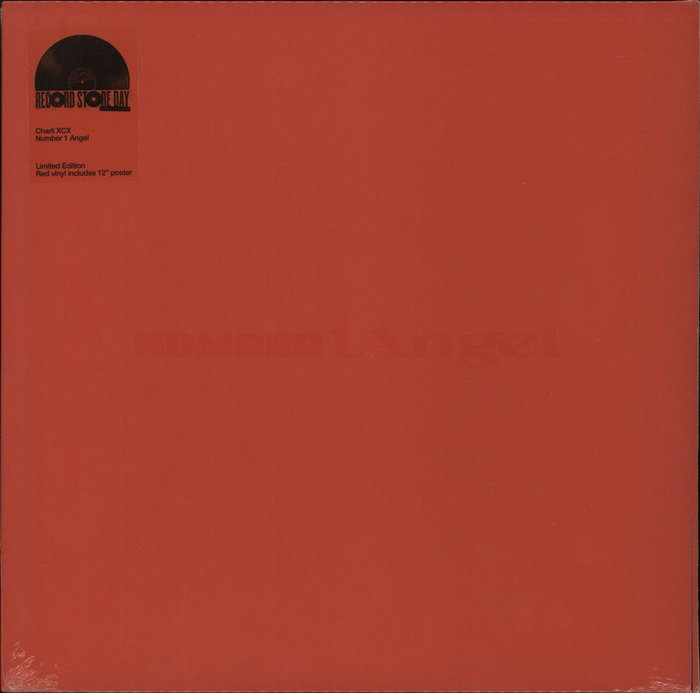 Charli XCX Number 1 Angel - RSD 2025 - Red Vinyl - Sealed UK vinyl LP album (LP record) 5021732546197