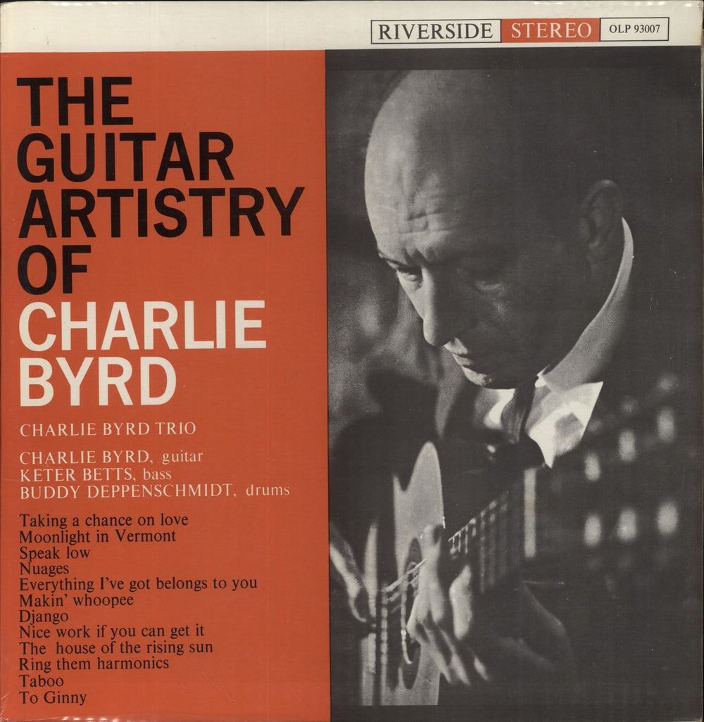 Charlie Byrd The Guitar Artistry Of Charlie Byrd UK vinyl LP album (LP record) OLP93007