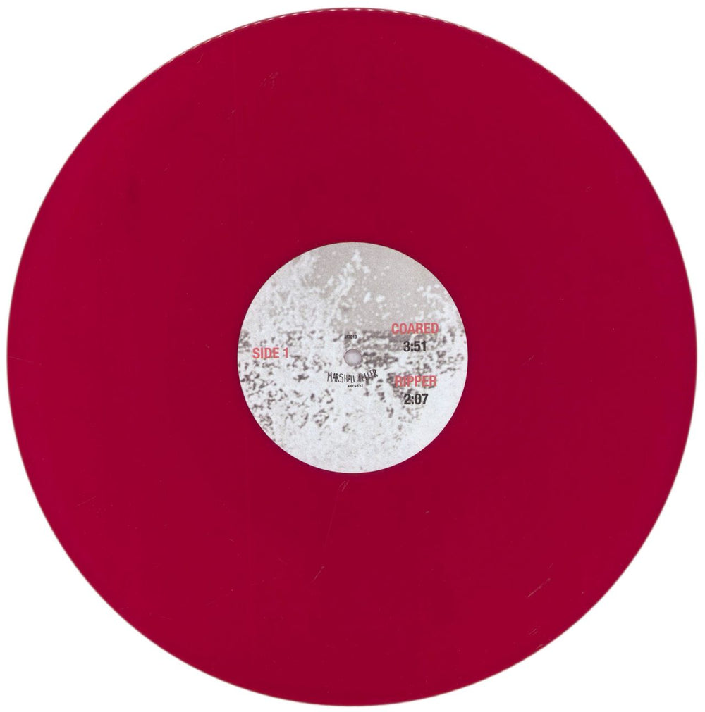 Cheatahs Coared EP - Red Vinyl + Hand Numbered UK 12" vinyl single (12 inch record / Maxi-single) 26M12CO843359