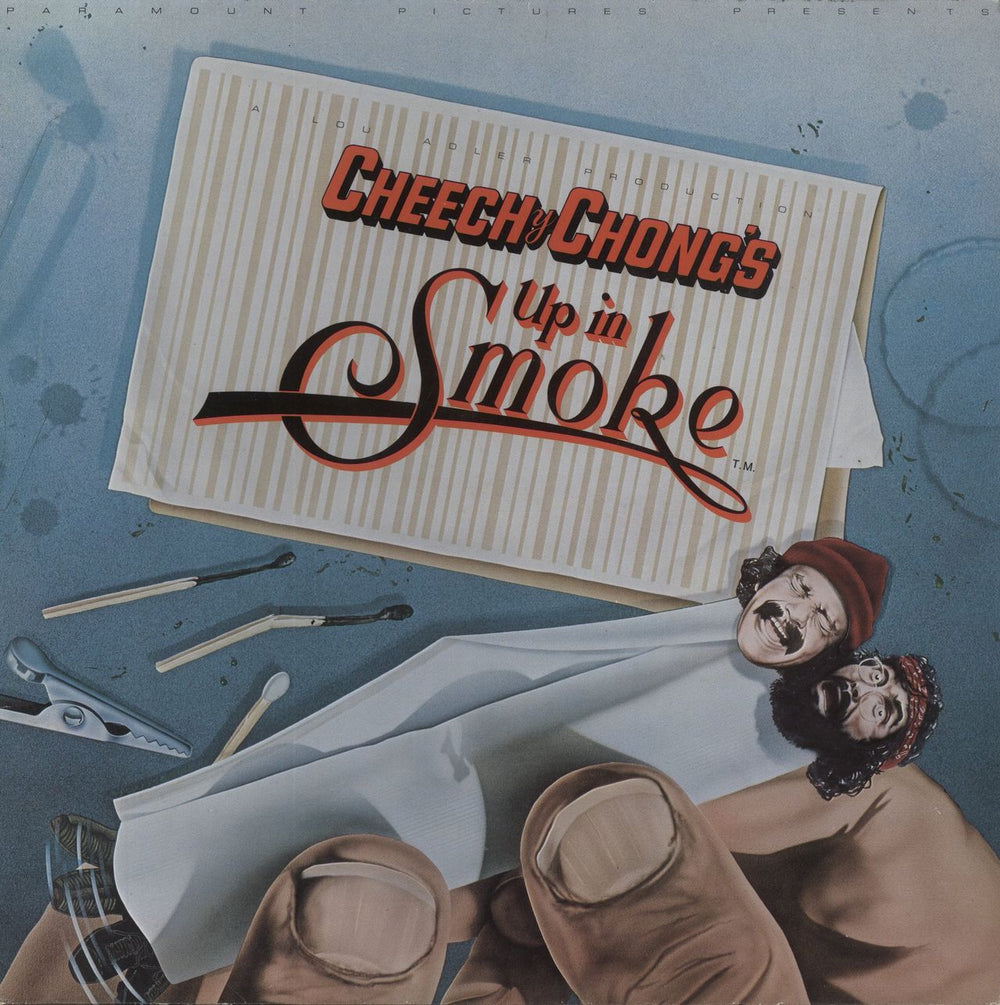 Cheech & Chong Up In Smoke German vinyl LP album (LP record) WB56674