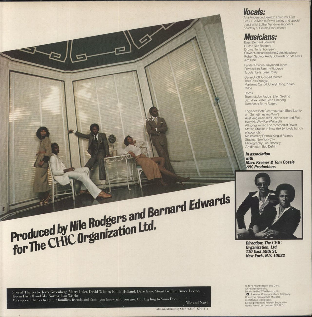 Chic C'est Chic - EX UK vinyl LP album (LP record)