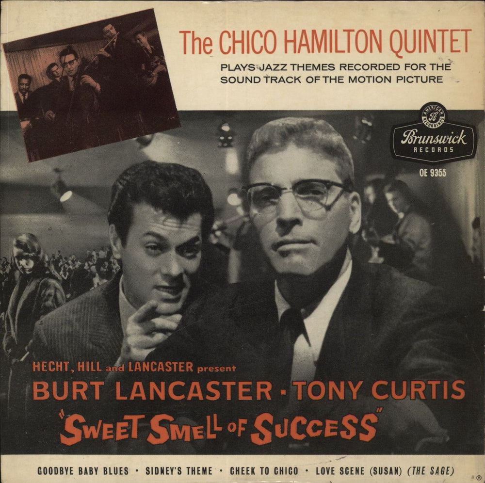 Chico Hamilton Sweet Smell Of Success UK 7" vinyl single (7 inch record / 45) OE9355