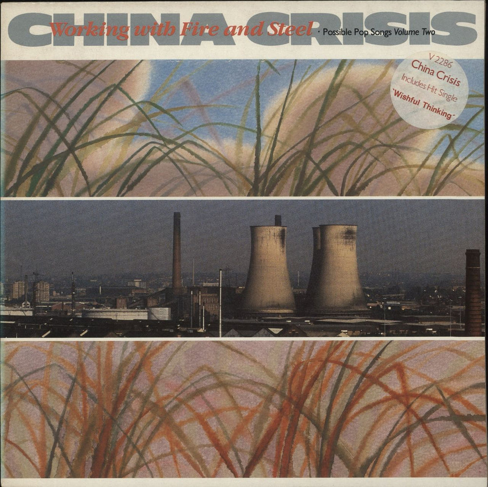 China Crisis Working With Fire And Steel UK vinyl LP album (LP record) V2286