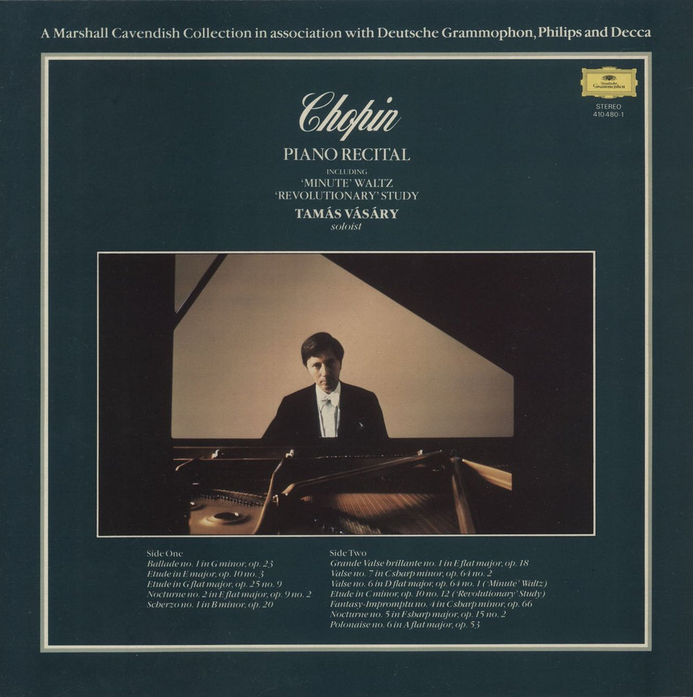 Chopin Piano Recital UK vinyl LP album (LP record)