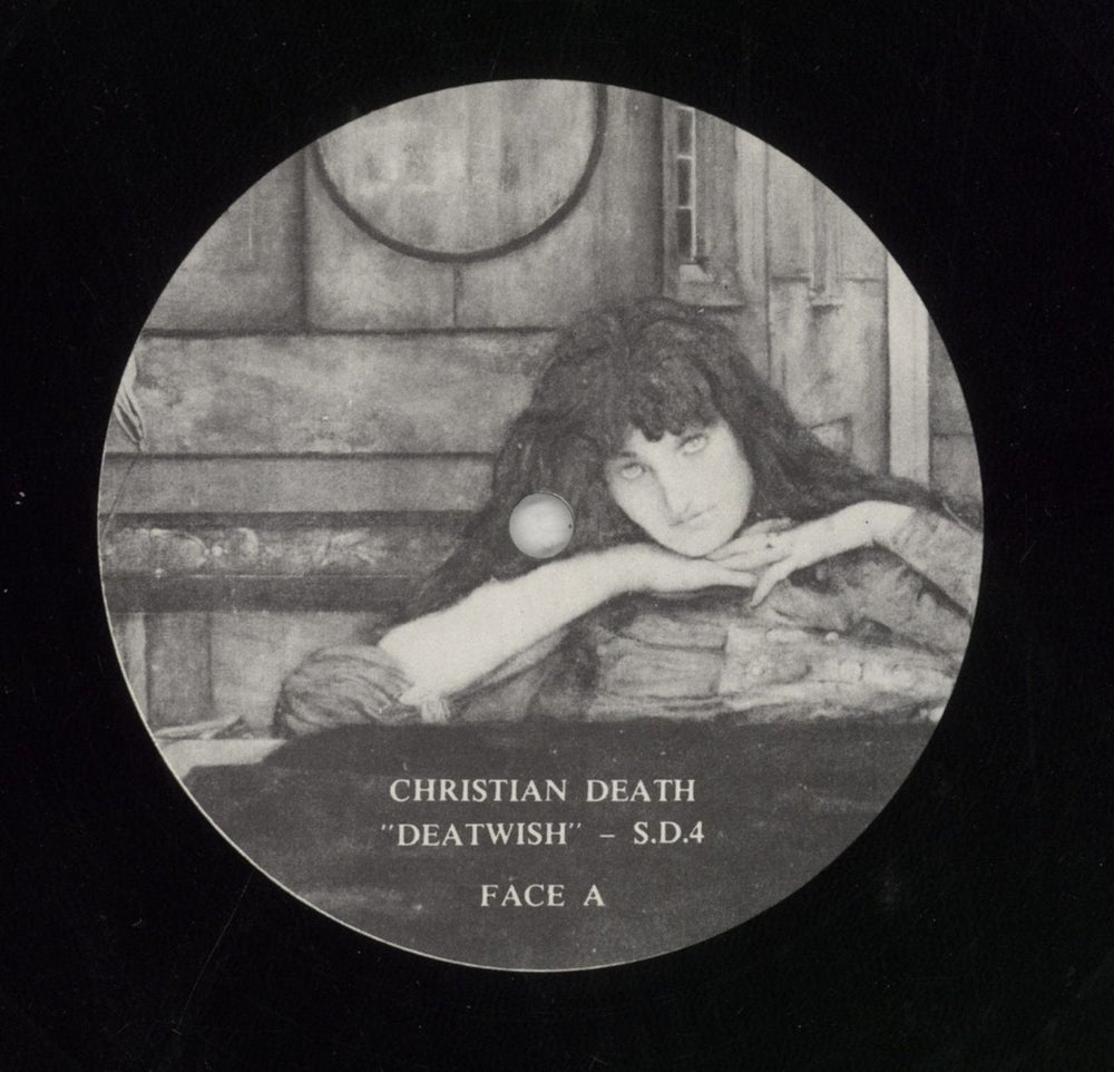 Christian Death Deathwish French vinyl LP album (LP record) CHRLPDE853584