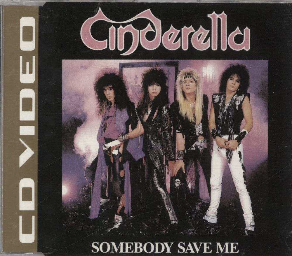 Cinderella Somebody Save Me - CD-Video UK CD single (CD5 / 5") 080021-2
