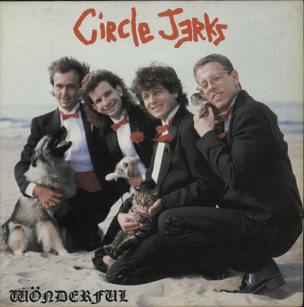Circle Jerks Wonderful UK vinyl LP album (LP record) JUST1