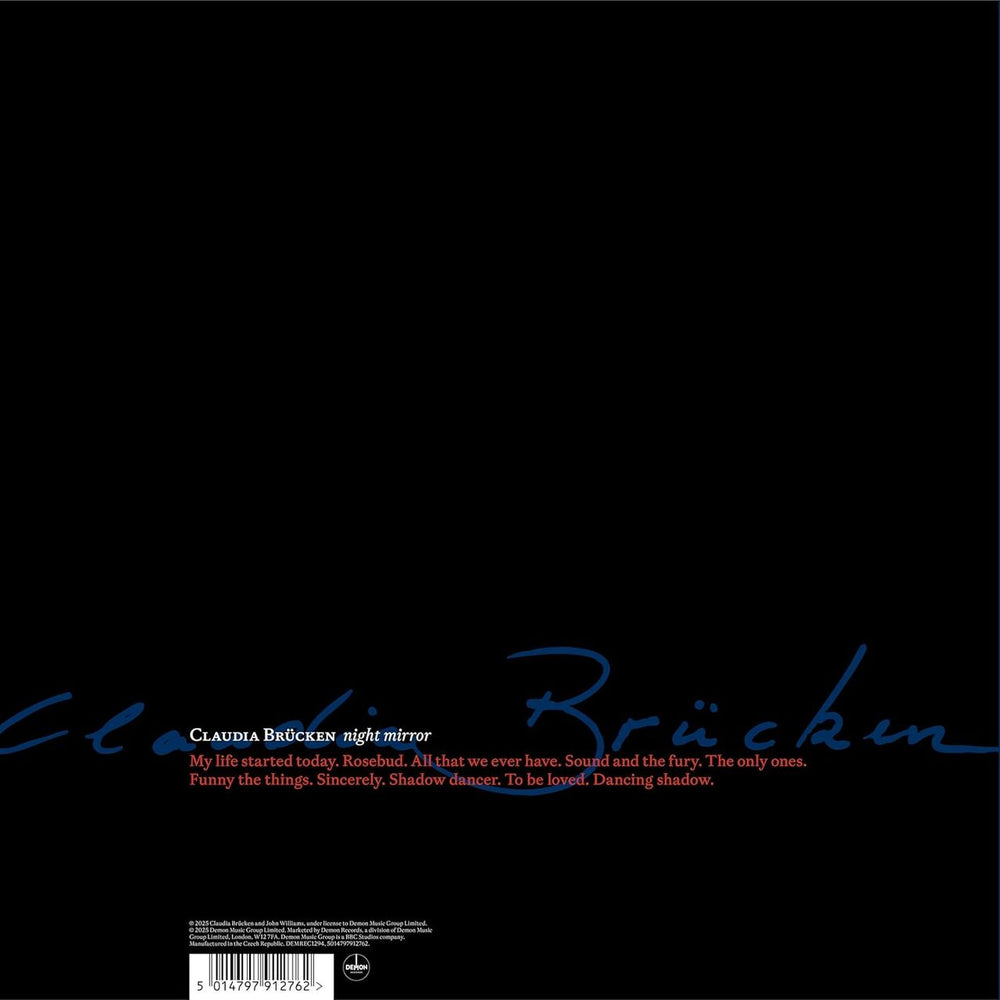 Claudia Brucken Night Mirror - Dark Cherry Vinyl - Sealed UK vinyl LP album (LP record) 5014797912762
