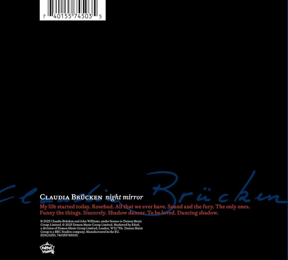 Claudia Brucken Night Mirror - Sealed UK CD album (CDLP) 740155745035