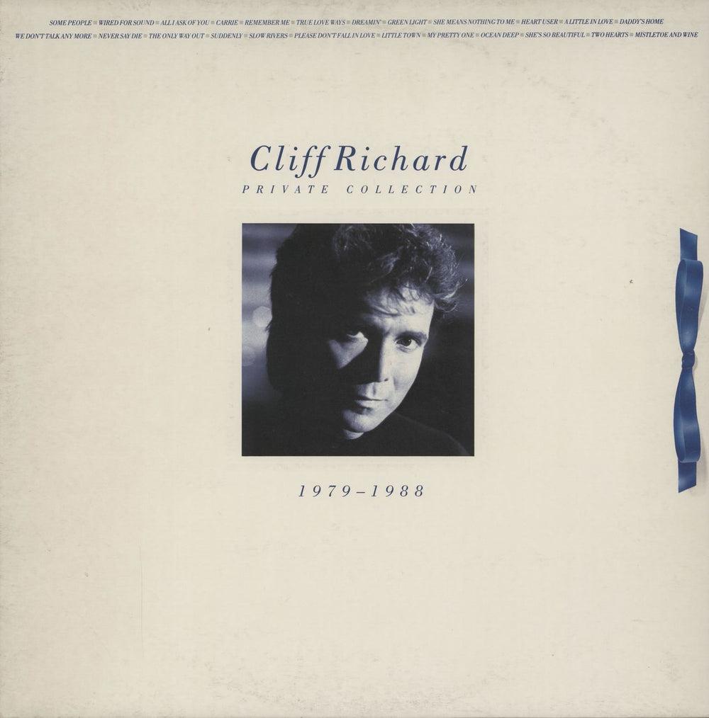 Cliff Richard Private Collection UK 2-LP vinyl record set (Double LP Album) CRTV30