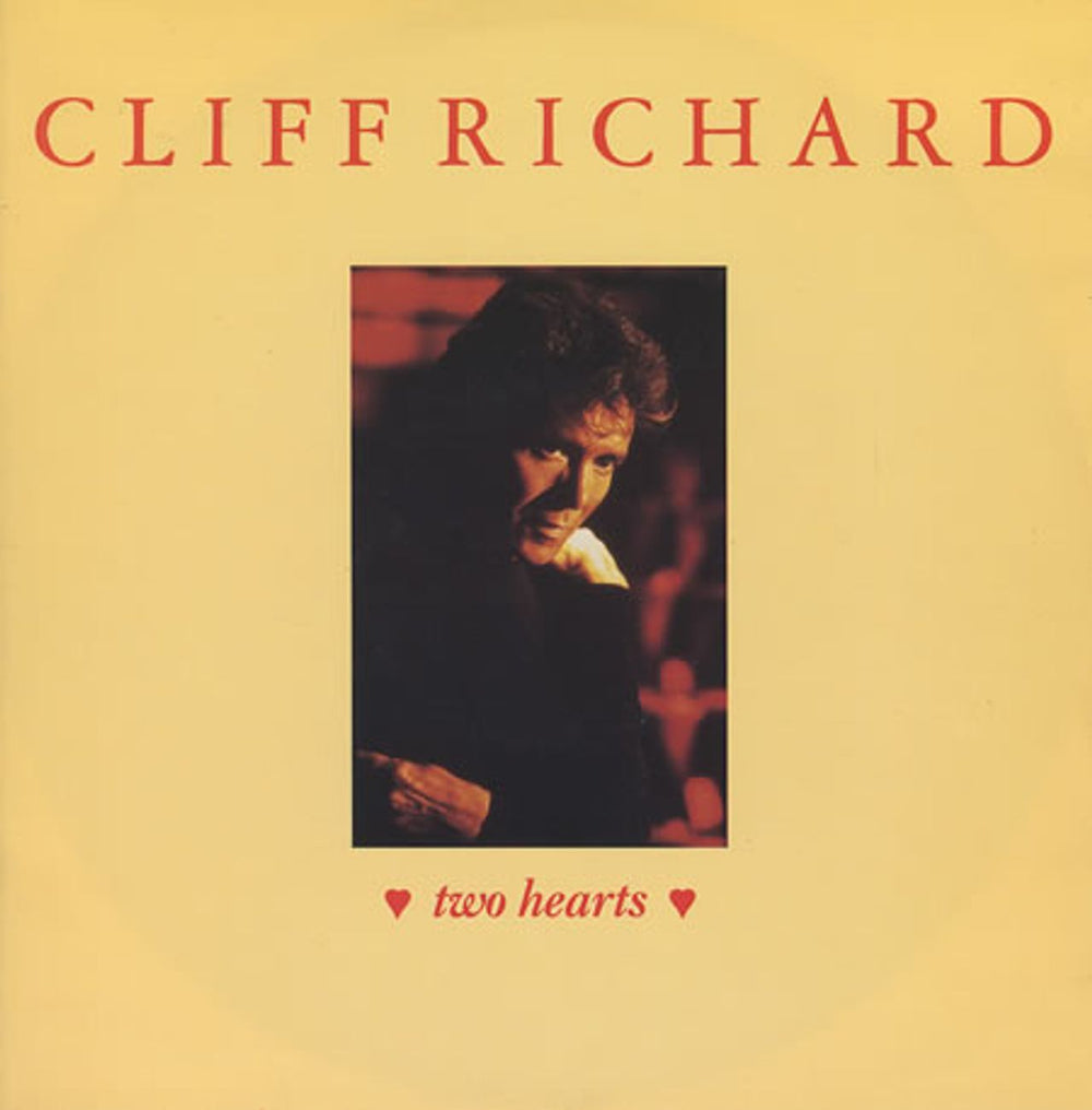 Cliff Richard Two Hearts UK 12" vinyl single (12 inch record / Maxi-single) 12EM42