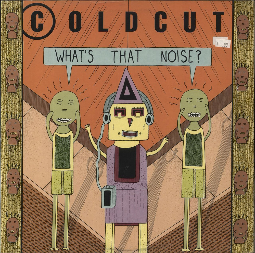 Coldcut What's That Noise? + 12" - EX UK 2-LP vinyl record set (Double LP Album) CCUTLP1