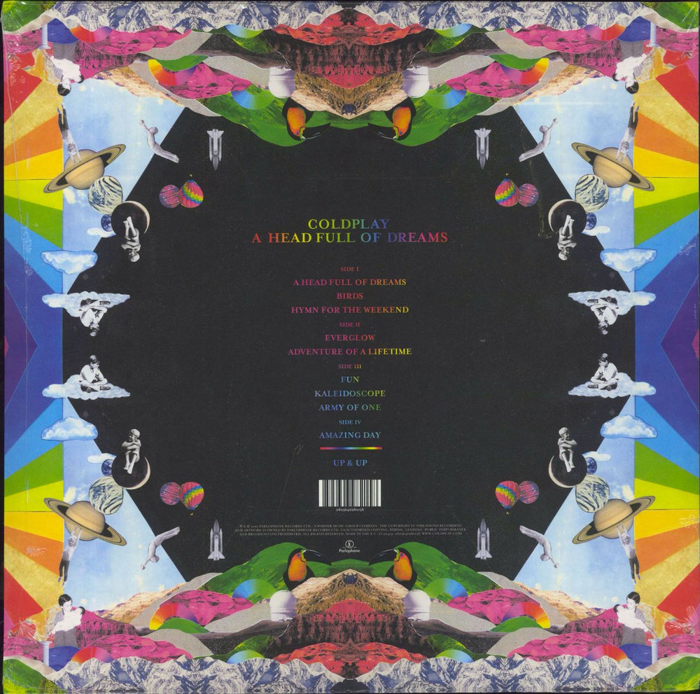 Coldplay A Head Full of Dreams - Coloured - Sealed UK 2-LP vinyl record set (Double LP Album) 825646982158