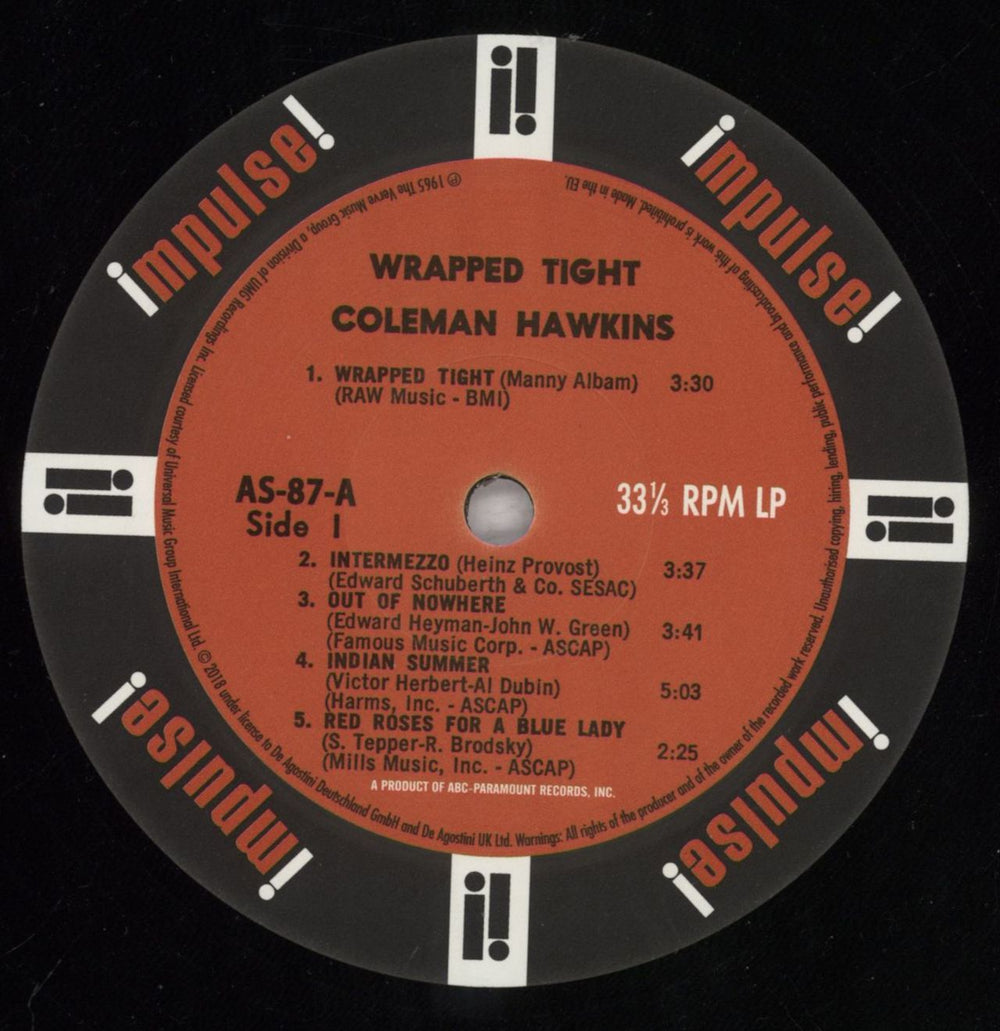 Coleman Hawkins Wrapped Tight - 180gm Vinyl + Booklet UK vinyl LP album (LP record) CH3LPWR832366