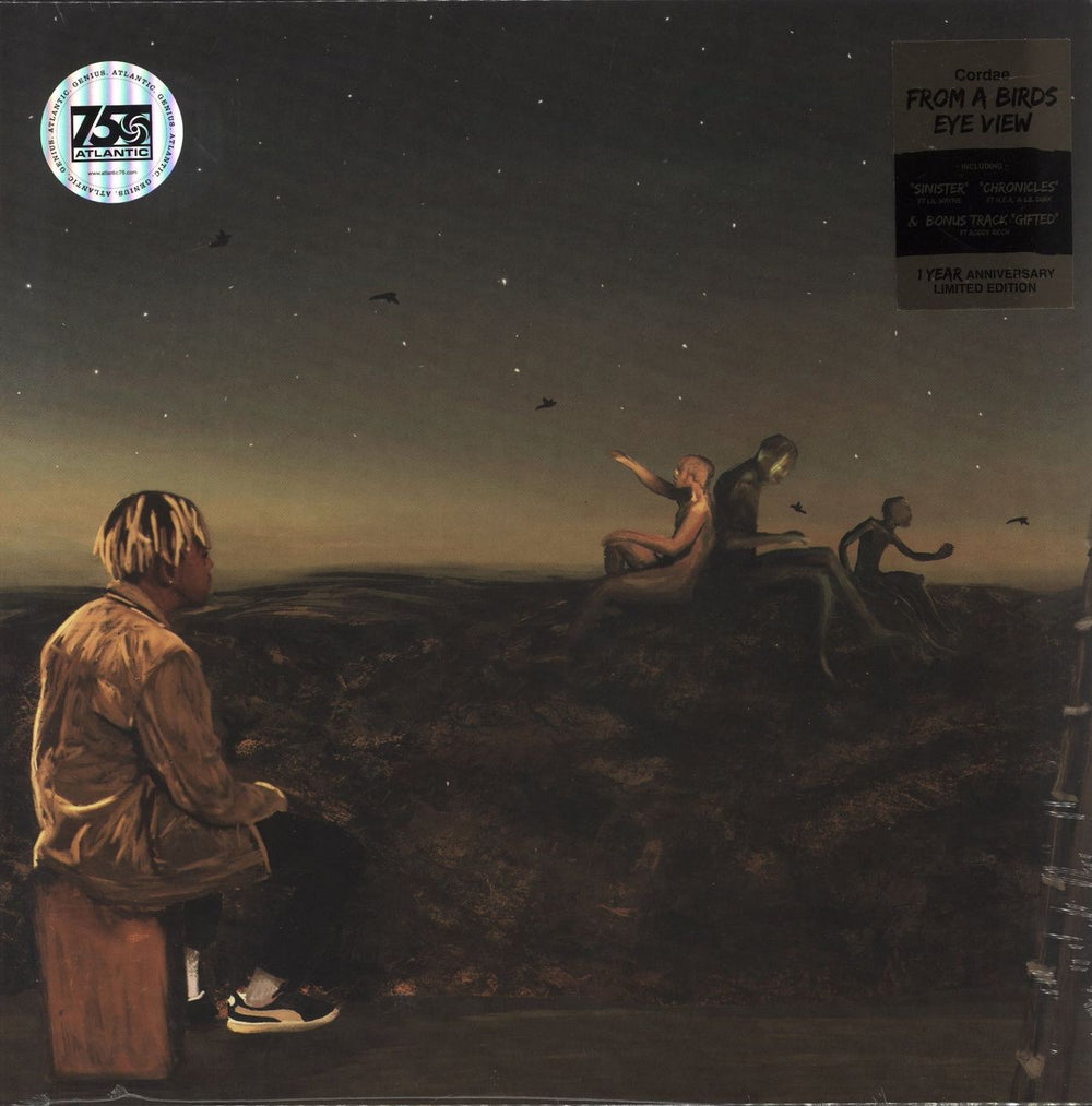 Cordae From A Birds Eye View - Tan Vinyl - Sealed US vinyl LP album (LP record) 0631177