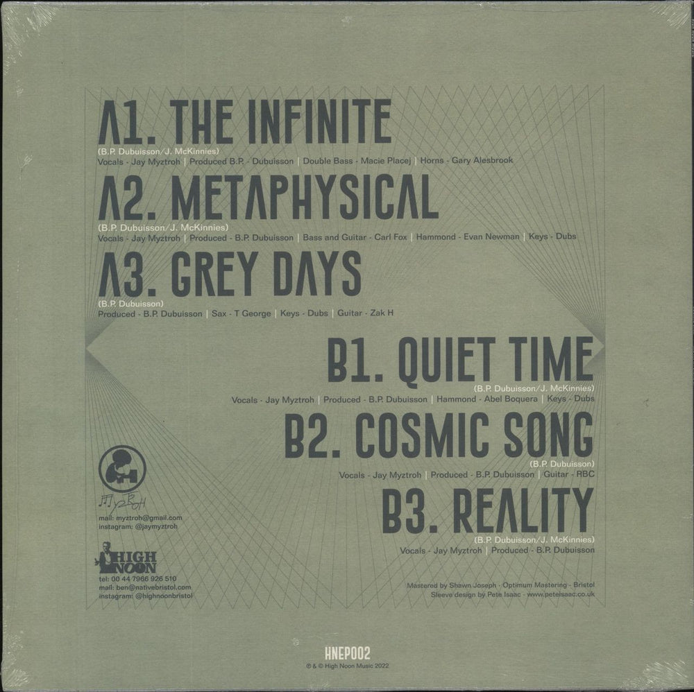 Cosmic Link Metaphysical EP UK 12" vinyl single (12 inch record / Maxi-single)