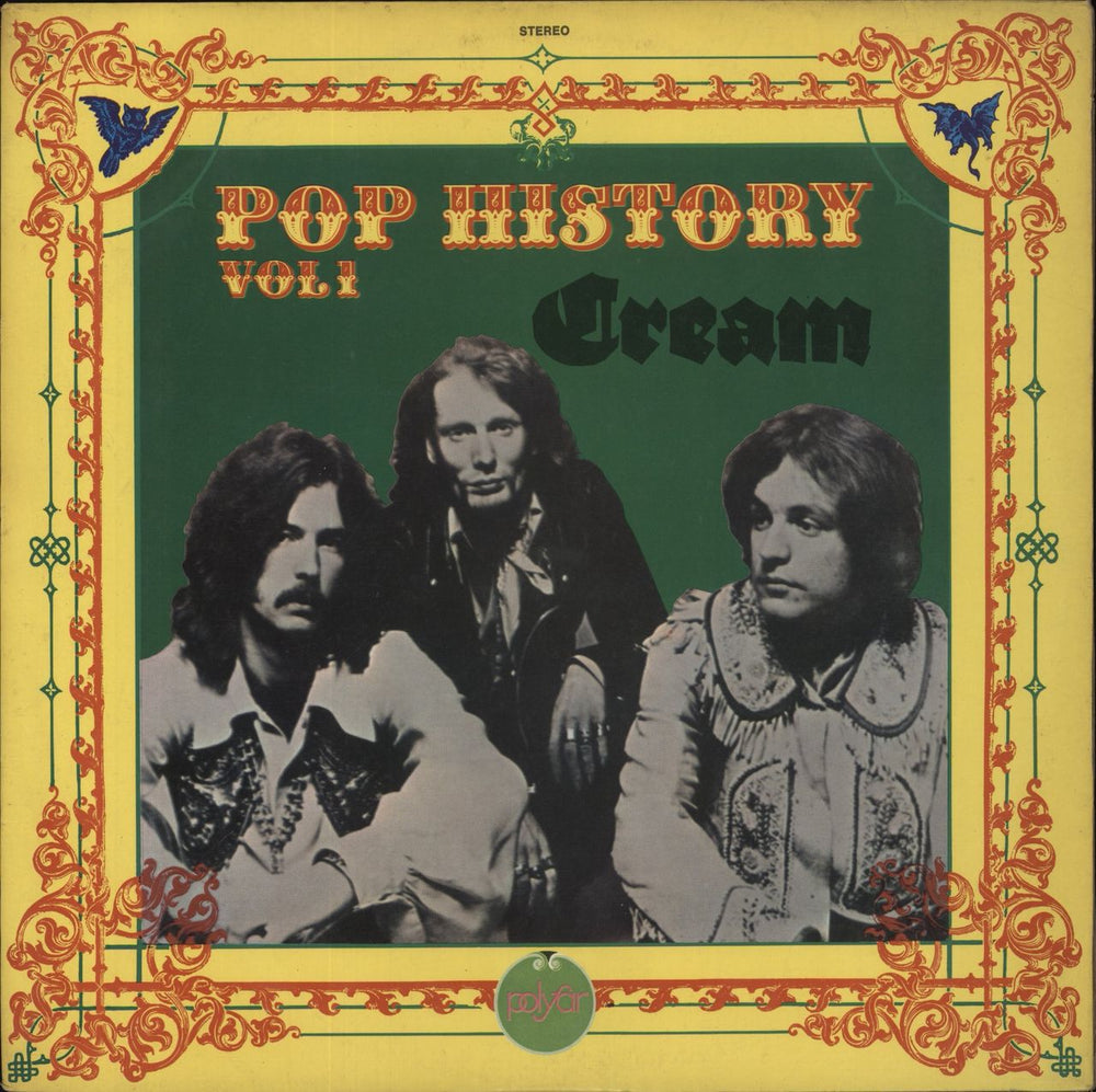 Cream Pop History Vol 1 Brazilian Promo vinyl LP album (LP record) 2494101